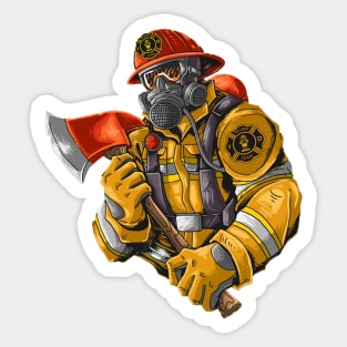 fireman Sticker